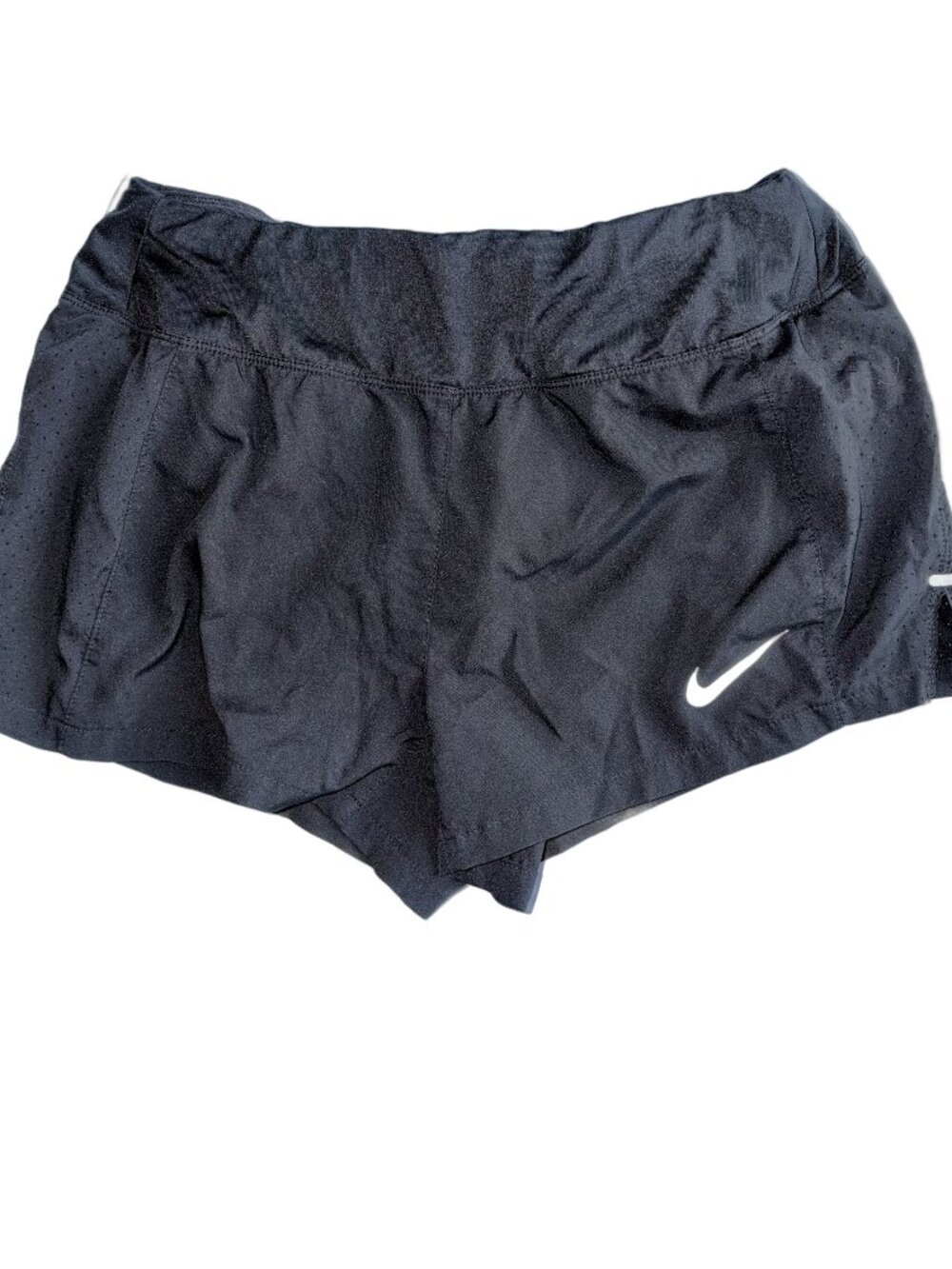 Nike Dri-FIT Women's Running Shorts Black Size S Reflective Details